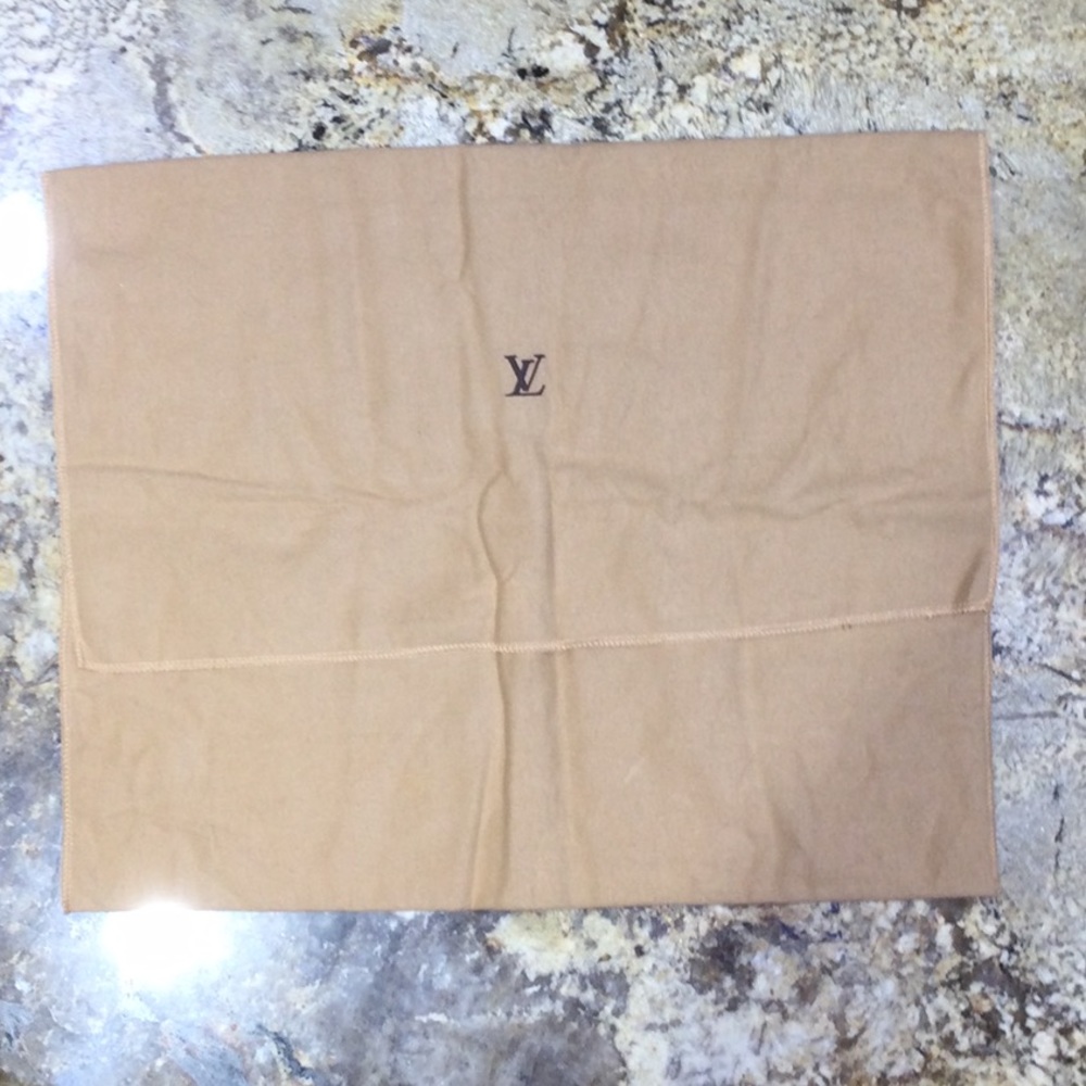 COPY - Auth Louis Vuitton Dust Bag 18x15. 25”length with flap open
